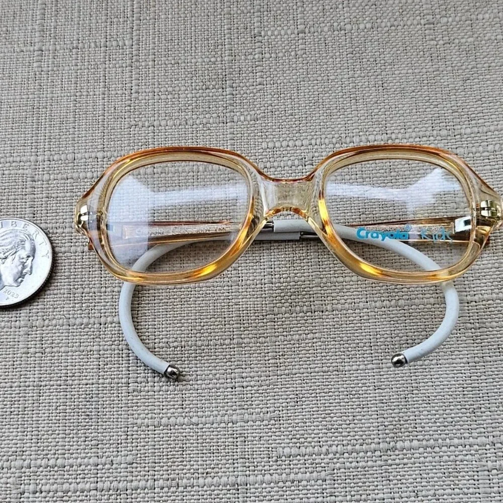 Crayola Kids Eyeglasses Frame Tan Classic Eyewear Frame 36[]16